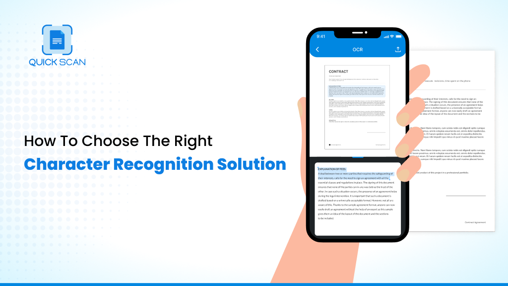 How To Select The Right Character Recognition Solution